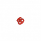 Bloqueur double oval en nylon - coloris Rouge