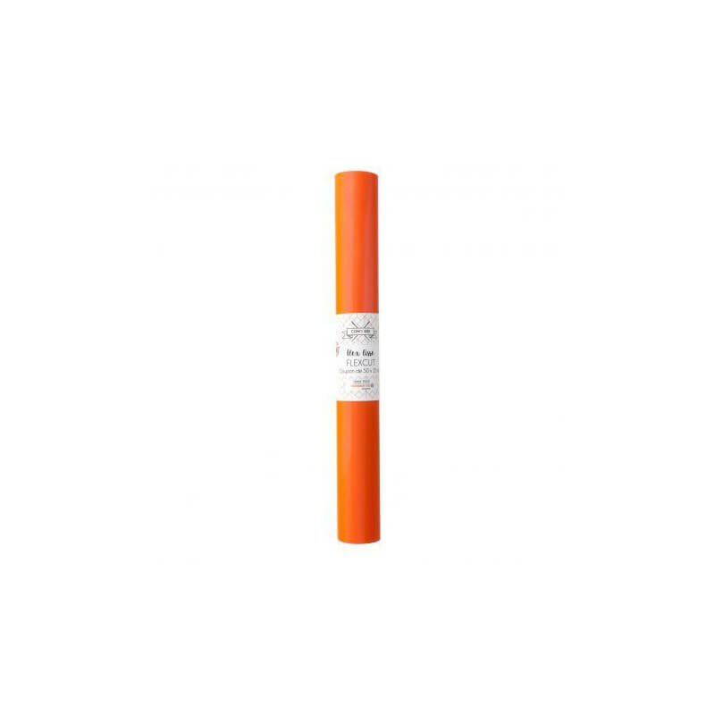 Flex Thermocollant - coupon 50 x 25 cm - orange