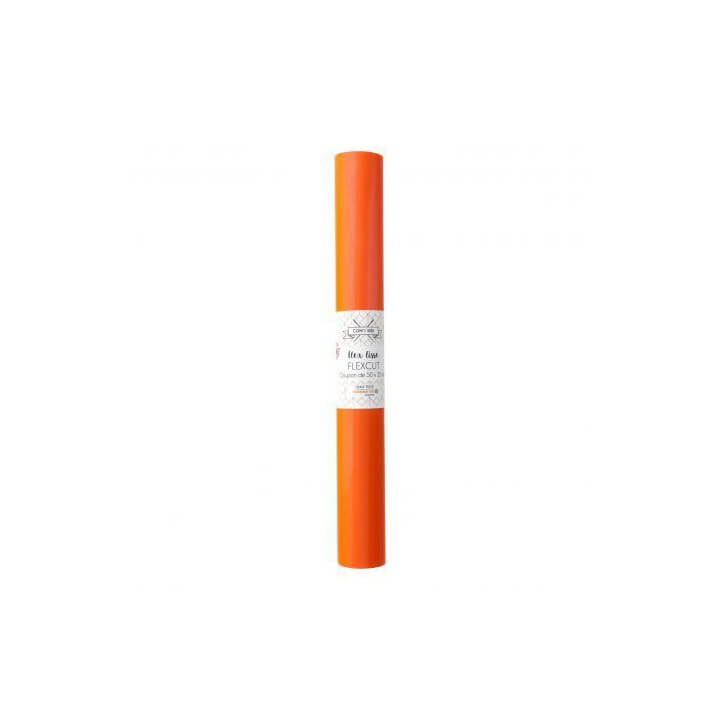 Flex Thermocollant - coupon 50 x 25 cm - Orange