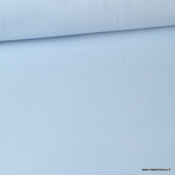 Tissu Micro polaire bleu Campanule - oeko tex
