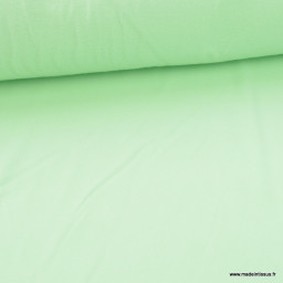 Tissu Micro polaire vert Menthe - oeko tex