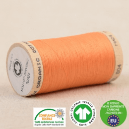 Fil à coudre Bio 100% coton - 275 m - Orange