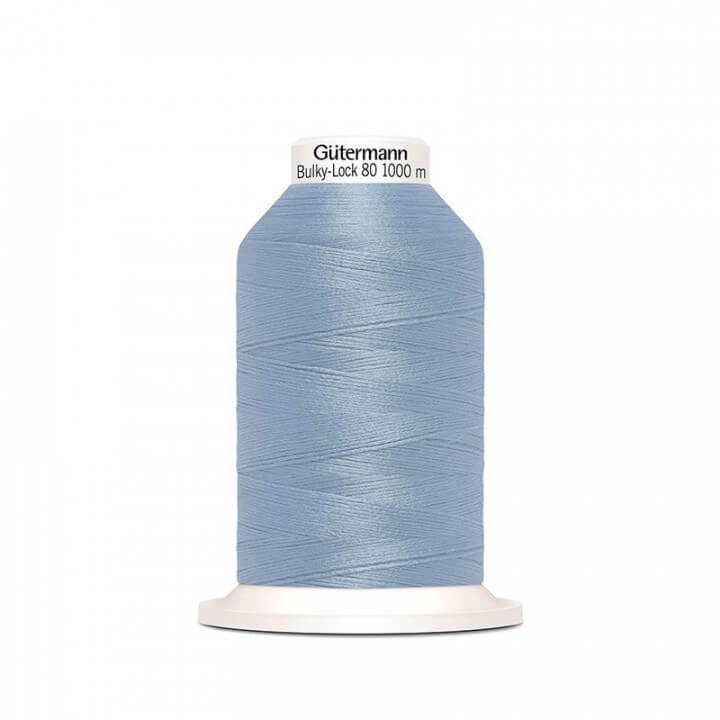 Cône fil Mousse Gutermann bleu clair 1000 m - N°143 - Bulky Lock