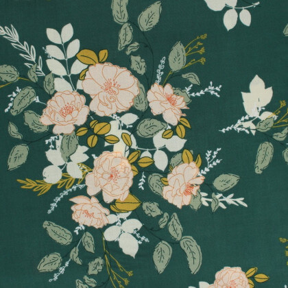 Tissu Rayon " Her & History" - Georgette's Secret Garden - Art Gallery Fabrics