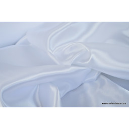 Doublure satin blanc polyester premier prix x50cm