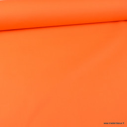 Tissu Gabardine enduite étanche Orange