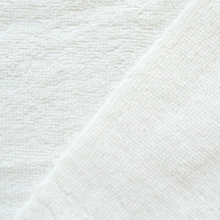Tissu micro éponge de bambou Blanc - oeko tex