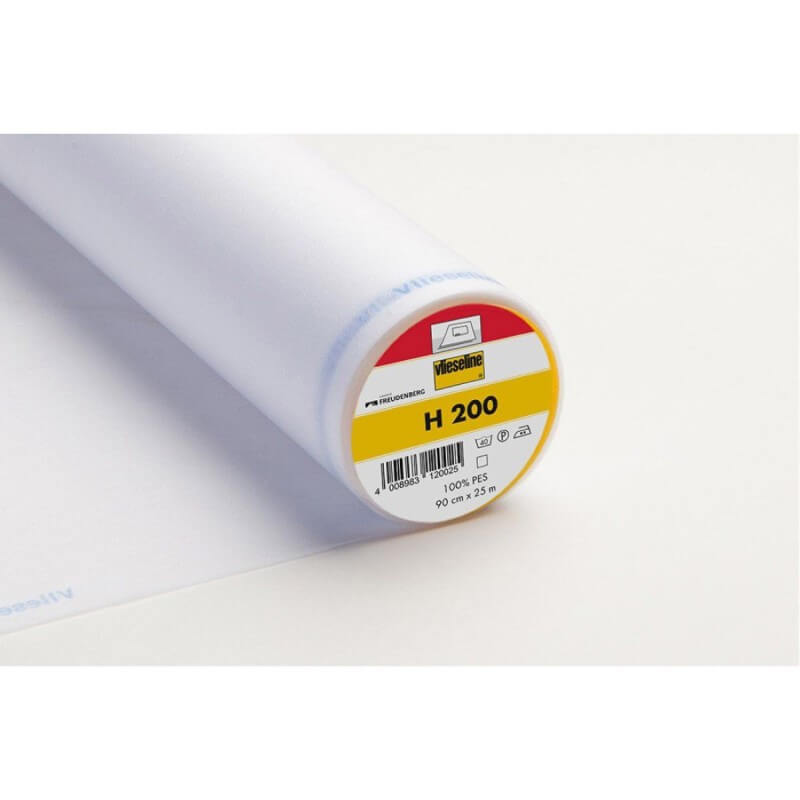 Tissu Thermocollant 100x200 Cm - 50 G/m², Blanc - Pour Couture, Renfort Vêtements, DIY, Matelassage