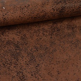 Jean En Cuir 100% Marron Vieilli - Taille 30 - Coupe Bootcut - Neuf Sans Étiquettes