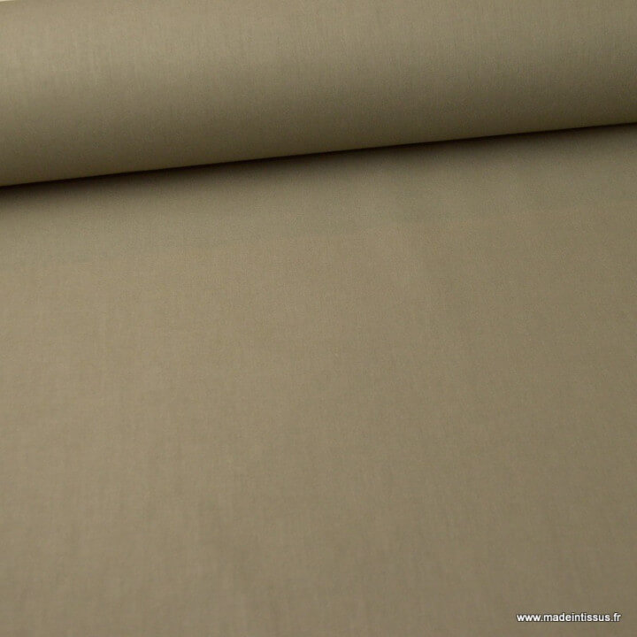 Tissu cretonne coton Gris Elephant - Oeko tex