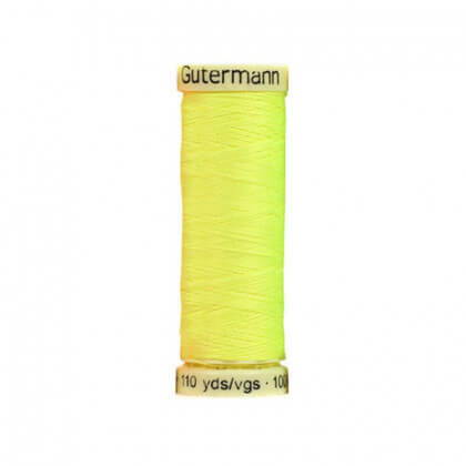 Bobine de Fil pour tout coudre Gutermann 100 m - N°3835 - Neon Jaune Fluo