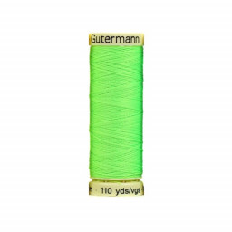 Bobine de Fil pour tout coudre Gutermann 100 m - N°3836 - Neon vert Fluo