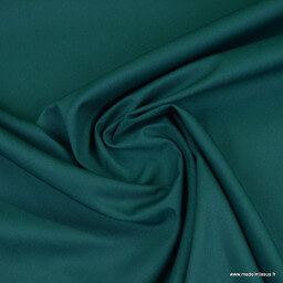 Tissu gabardine sergé coloris Vert