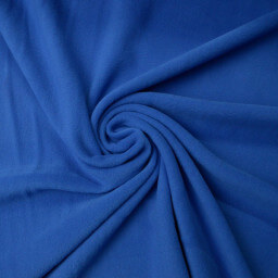 Tissu Micro polaire Bleu cat- oeko tex