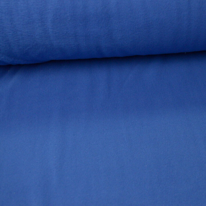 Tissu Micro polaire Bleu liberty- oeko tex