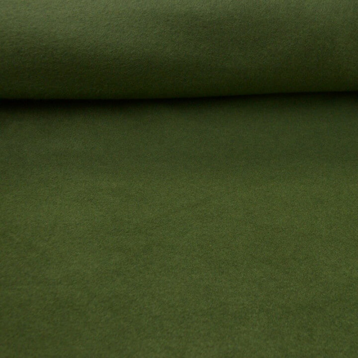 Tissu Polaire Made in France haut de gamme vert sapin