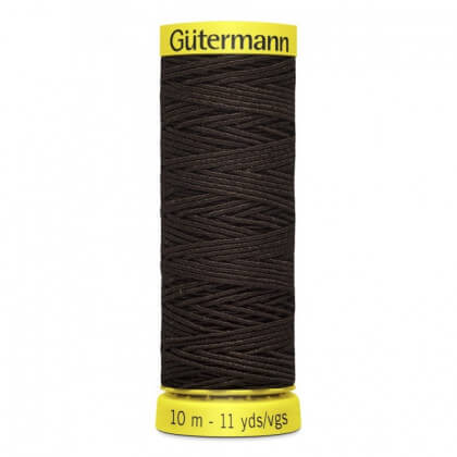 Fil Elastique Gutermann 10 m - N°4002 Chocolat
