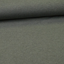Tissu jersey chiné coloris gris foncé - oeko tex