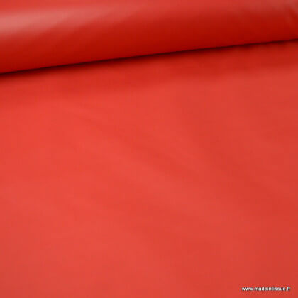 Tissu polyester rouge déperlant pour parapluie