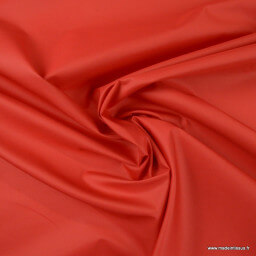 Tissu polyester rouge déperlant pour parapluie