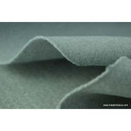 tissu feutrine gris polyester par 50cm
