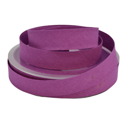 Biais replié 18 mm coton uni Dalya