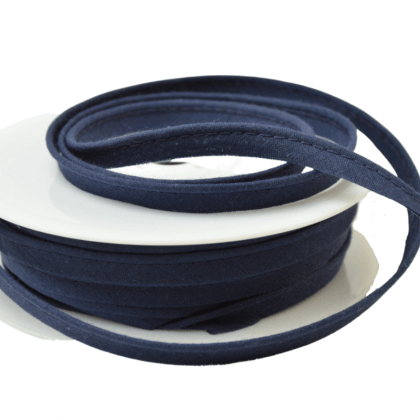 Passepoil 10 mm coton Bleu Marine