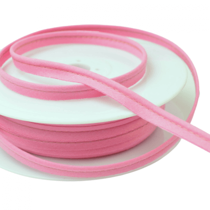 Passepoil 10 mm coton rose