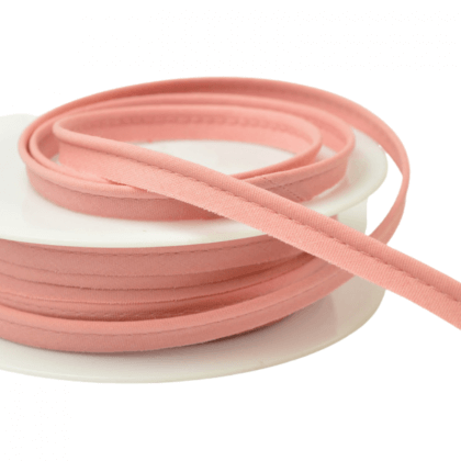 Passepoil 10 mm coton Vieux rose