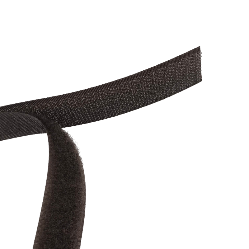 Bande velcro auto agrippante noire 3 cm x 1 m - Velcro à coudre - Creavea