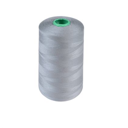 Cône de fil à coudre 100% polyester Gris foncé - 5000 m