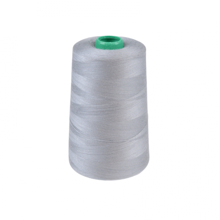 Cône de fil à coudre 100% polyester Gris - 5000 m