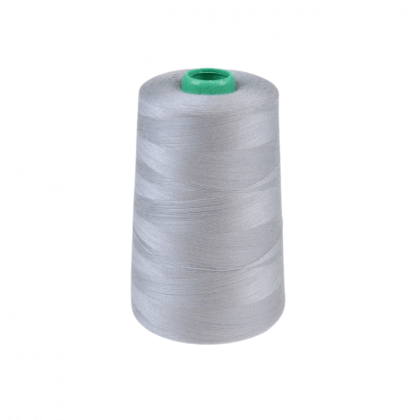 Cône de fil à coudre 100% polyester Gris - 5000 m