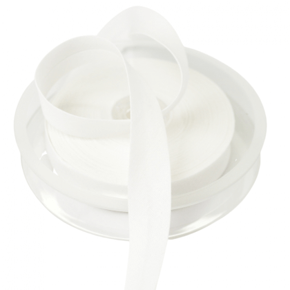 Biais replié 18 mm coton uni Blanc cassé - oeko tex