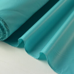 Tissu polyester vert turquoise déperlant pour parapluie .