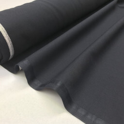 Tissu Toile polyester viscose pantalon marine