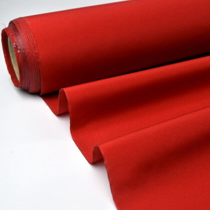Tissu Taffetas changeant polyester rouge rouge