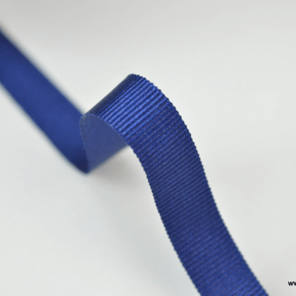 Ruban gros grain BLEU MARINE, 10 mm, au mètre