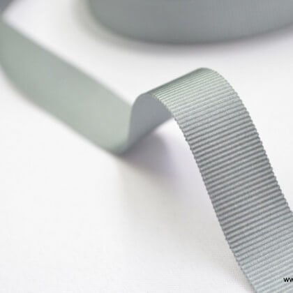 Ruban gros grain GRIS, 15 mm, .