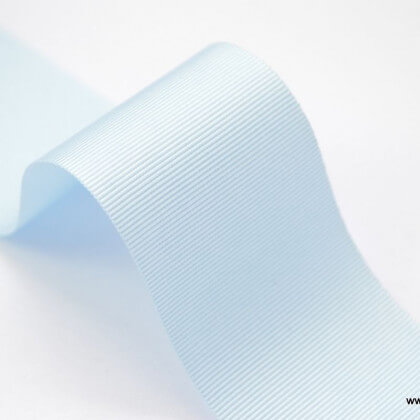 Ruban gros grain BLEU 485, 38 mm, au mètre