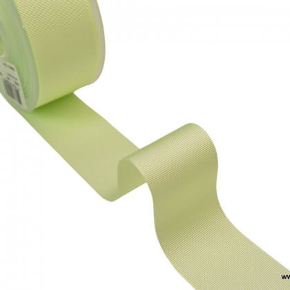 Ruban gros grain VERT MENTHE 468, 38 mm