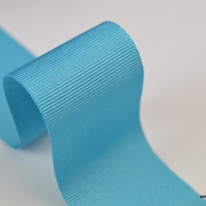 Ruban gros grain BLEU TURQUOISE 493, 38 mm