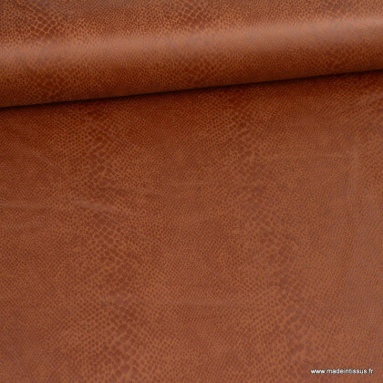 Tissu imitation daim pour l'habillement coloris camel