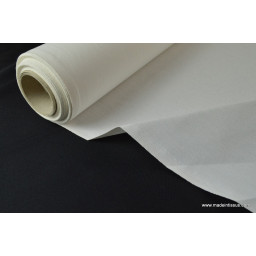 Indeformable thermocollant 100% coton blanc 90cm 180gr/m²