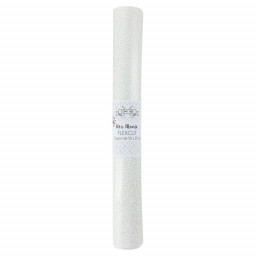 Flex Atomic Sparkle Thermocollant - coupon 50 x 25 cm - blanc