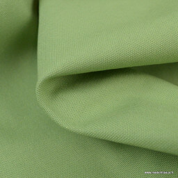 Tissu demi natté coton grande largeur Olive