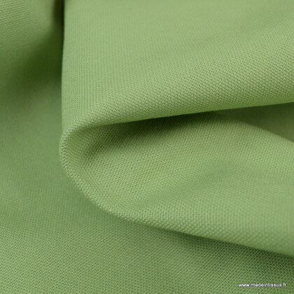 Tissu demi natté coton grande largeur Olive