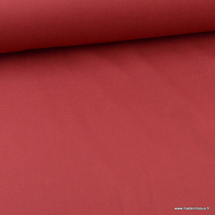 Tissu demi natté coton grande largeur Prune