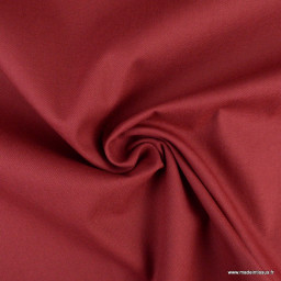 Tissu demi natté coton grande largeur Prune