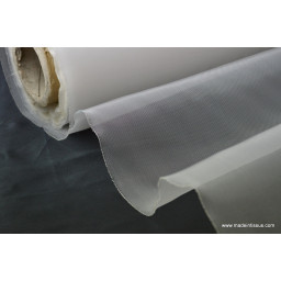 Tissu moustiquaire blanc par 50cm